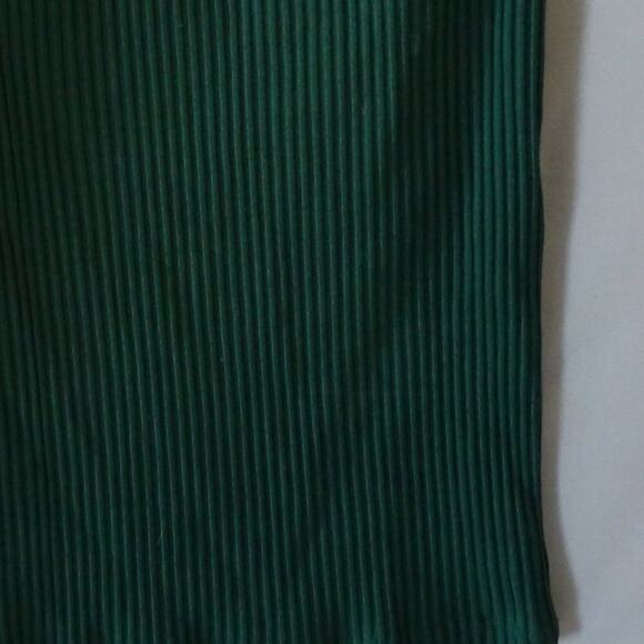 Wilfred Green Ribbed Spaghetti Strap Tank | XXS - Picture 2 of 7